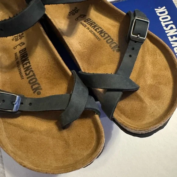 Birkenstock Taormina Black Size 36 EUC - Picture 2 of 5